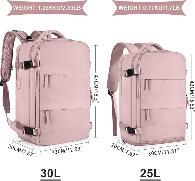 coowoz Travel Backpack For Women Men, Carry On Backpack, Hiking Backpack - Image 3