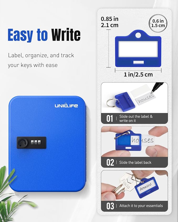 Uniclife 20 Keys Key Lock Box - Image 7