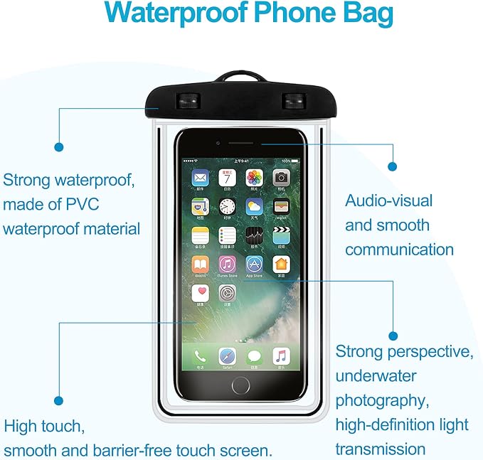 2-Pack Waterproof Phone Pouch，Waterproof Phone Case - Image 6