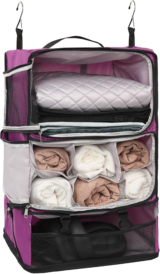TABITORA Travel Portable Hanging Shelves Closet Organizer Packing Luggage by TABITORA%EF%BC%9ANewStart%EF%BC%8CNewLife