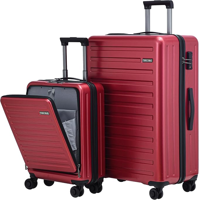 TydeCkare 2pcs 20/28" Luggage Set Lightweight HardShell, Only 20 Inch Carry On by TydeCkare