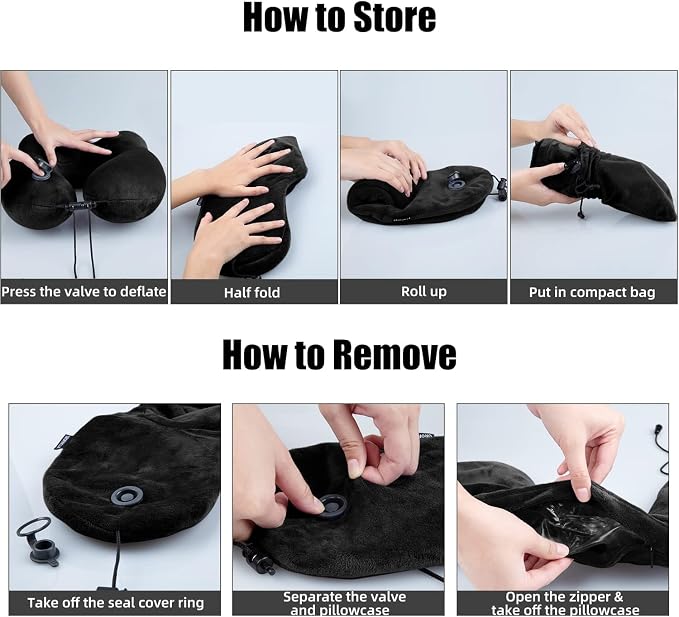 urophylla Inflatable Travel Neck Pillow - Image 7