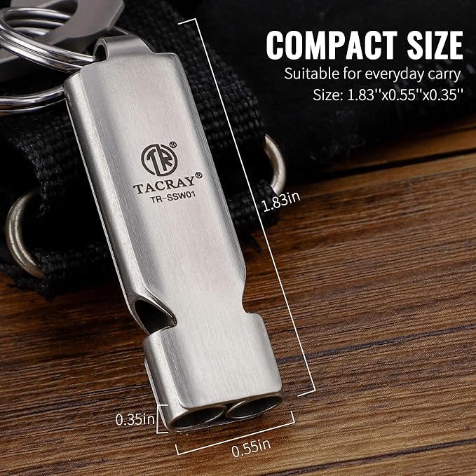 TACRAY Emergency Whistles Lifeguard Safety Whistle - Image 4