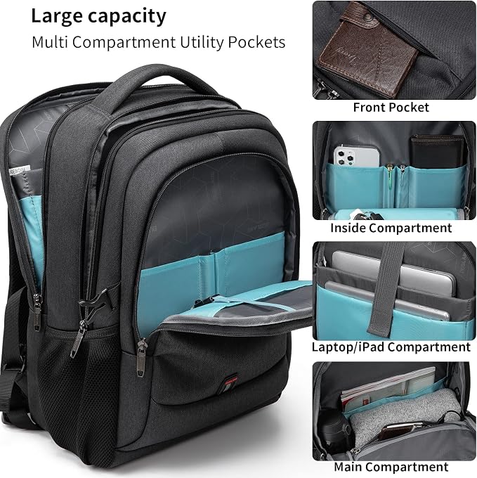 DUSLANG 17 Inch Laptop Backpack - Image 4