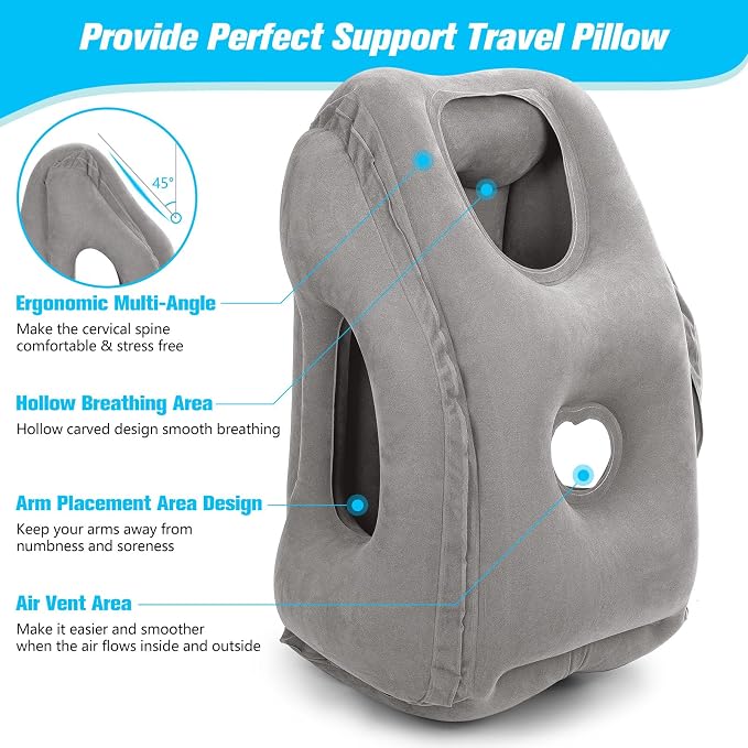 Rewondah Inflatable Travel Pillows - Image 3