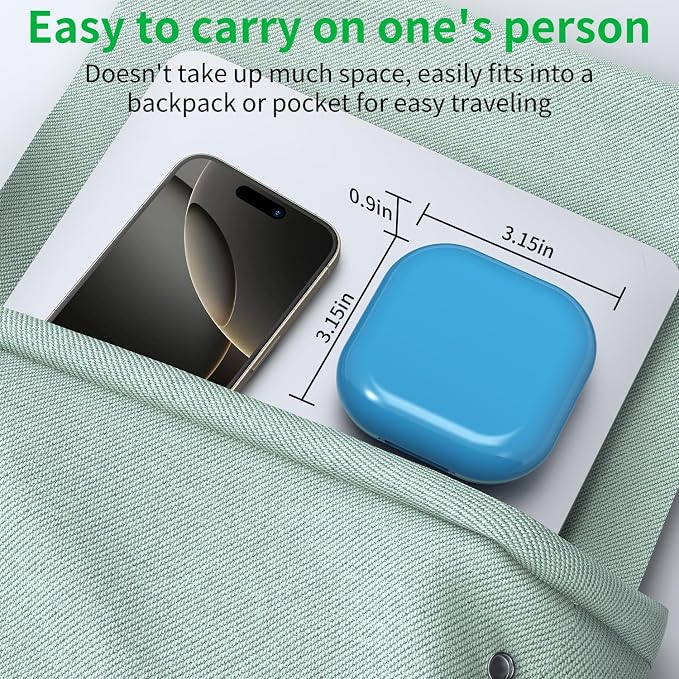 Daily Pill Organizer 4 Compartments, Small Pill Box Portable Travel Pill Case - Image 6