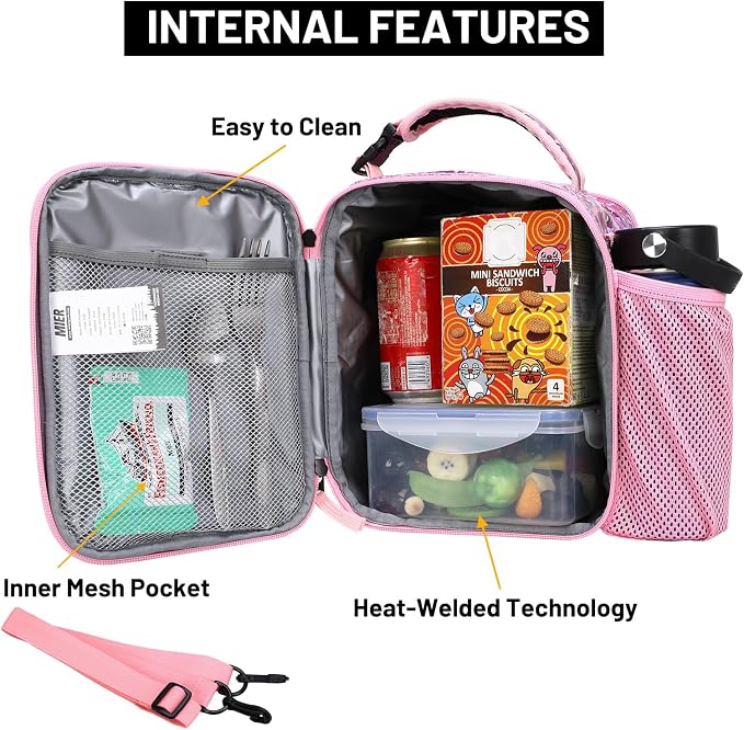 MIER Expandable Lunch Bag Insulated Lunch Box - Image 2