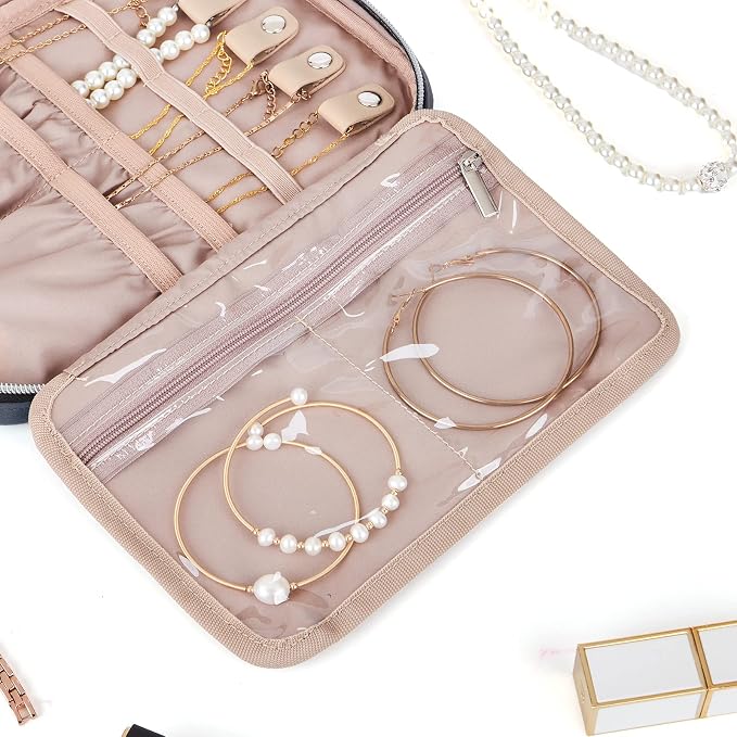BELALIFE Travel Jewelry Organizer, Portable Jewelry Storage Case - Image 7