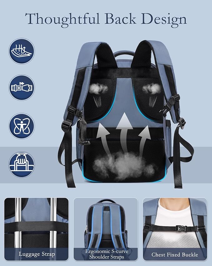 Coolife Luggage Sets 3 Piece, 20In Carry On Luggage - Image 6