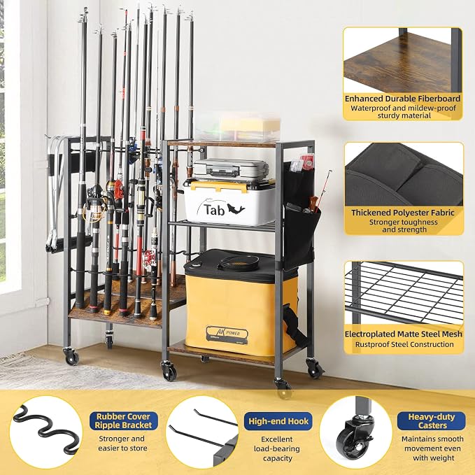 Olakee Fishing Rod Holder, Fishing Pole Holders - Image 2