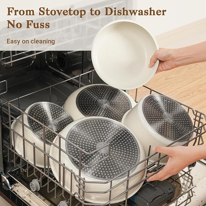 15Pcs Pots and Pans Set Non Stick, Cookware Sets - Image 6