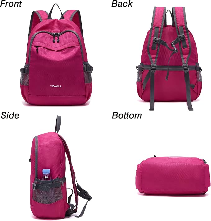 YZAOLL Small Lightweight Packable Hiking Backpack, 20L Hiking Backpack Day Pack - Image 7