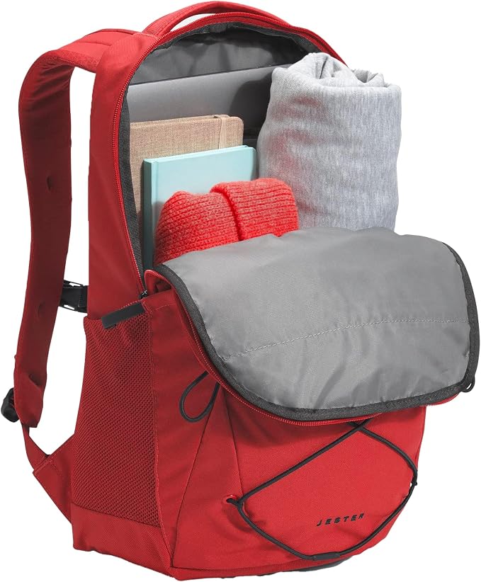 The North Face Jester Everyday Laptop Backpack, TNF Red/TNF Black, One Size - Image 3
