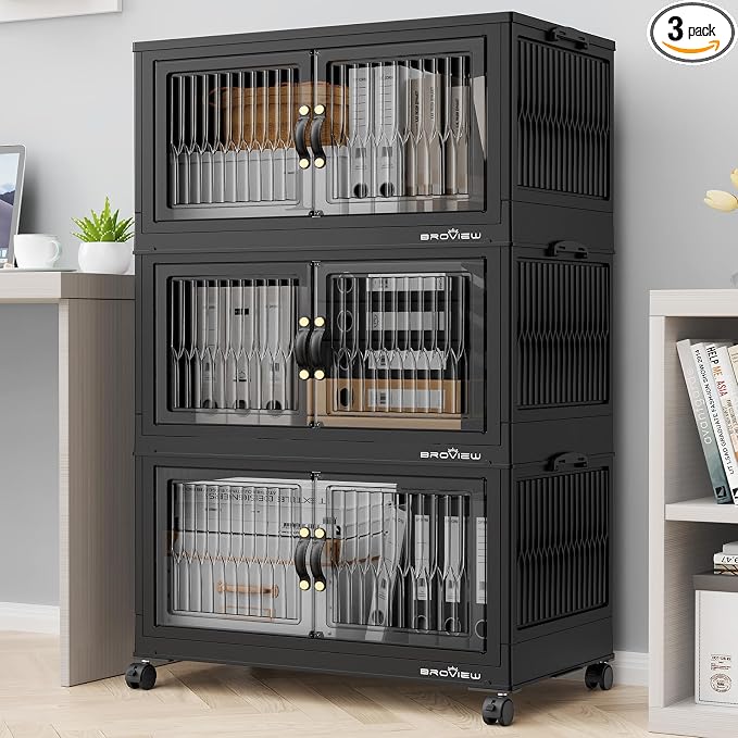 BROVIEW 180Qt Stackable Storage Bins by BROVIEW-EnjoytheArtofLife