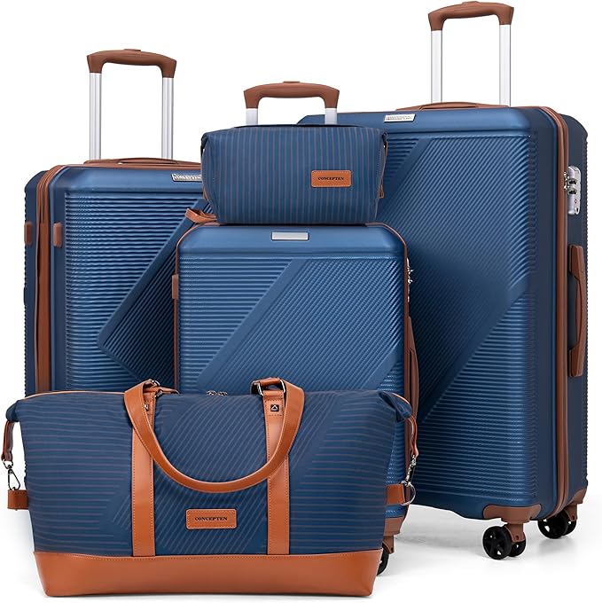Luggage Sets 5 Piece, Suitcases by CONCEPTEN