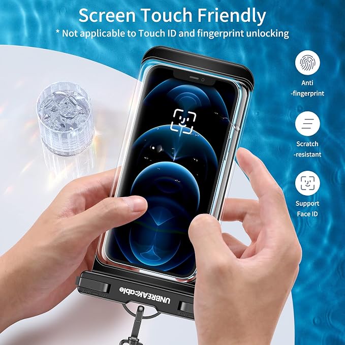 UNBREAKcable Waterproof Phone Pouch-2 Pack IPX8 Waterproof Phone Case - Image 4