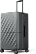 Trunk Luggage 26 Inch, Medium Checked Luggage by NINETYGO