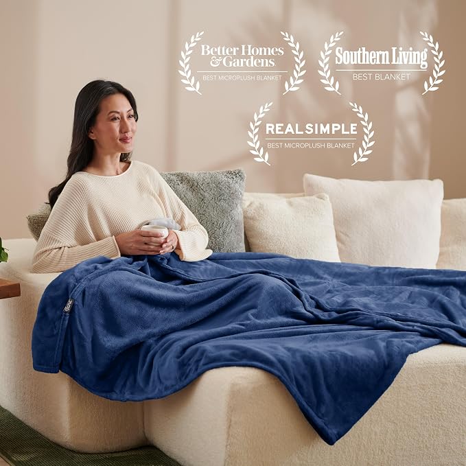 Bare Home Fleece Blanket - Image 5