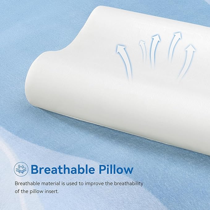 AM AEROMAX Queen Size Soft Contour Memory Foam Pillow, Cervical Pillow - Image 7