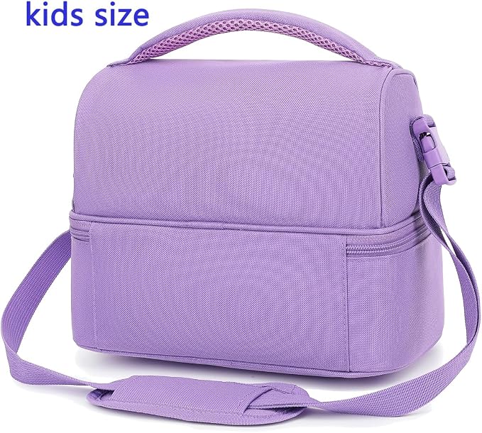 FlowFly Double Decker Cooler Insulated Lunch Bag Large Tote - Image 6