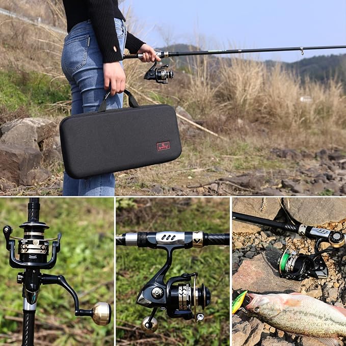 Sougayilang Fishing Pole with Spinning Reel Portable Fishing Rod Reel Combos - Image 7