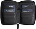 Full Grain Leather Family Passport Holder by Travaci
