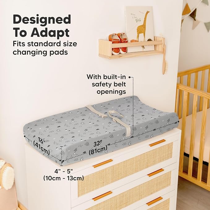 2-Pack Baby Changing Pad Covers - Image 4