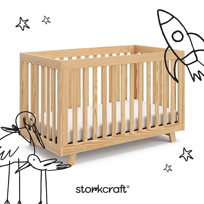Storkcraft Beckett Grow-with-Me Convertible Crib – GREENGUARD Gold Certified - Image 7