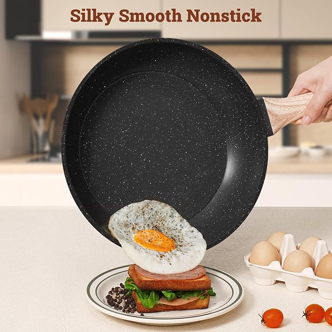 17 Pcs Pots and Pans Set Non Stick Kitchen Cookware Sets Nonstick Induction - Image 3