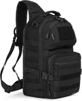 15L Tactical Crossbody Sling Bag | Everyday One Shoulder Backpack Fit 12 Inch by AMHEH