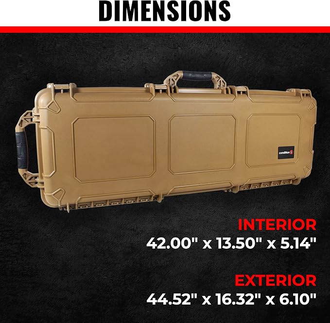 Condition 1 25" Large Heavy-Duty Protective Waterproof Hard Case Model 024 - Image 10