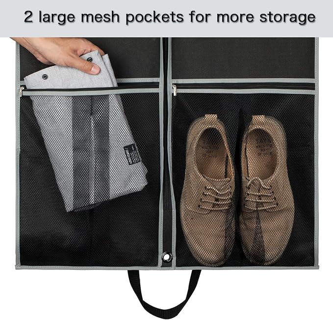 Zilink Garment Bags Suit Bag for Travel and Storage 43 inches Suit Cover - Image 4