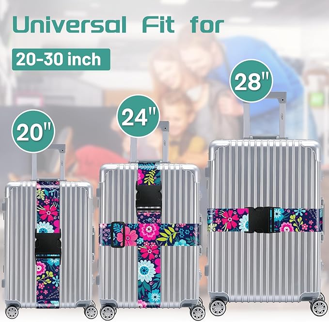 Slohif Luggage Straps for Suitcases Travel Belt Accessories Luggage Connector - Image 3