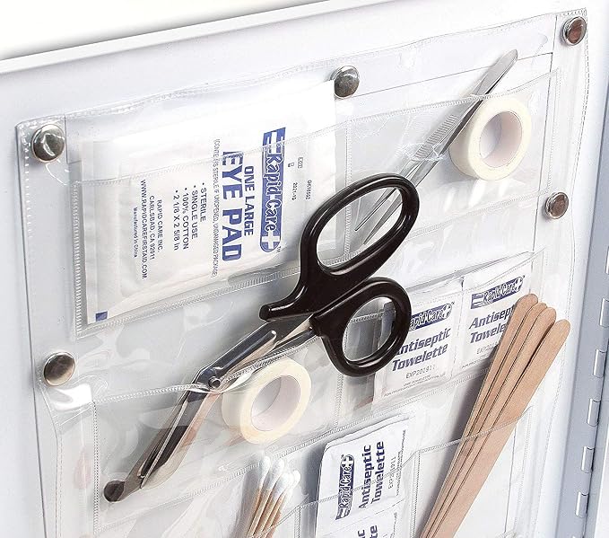 Rapid Care First Aid 80098 3 Shelf All Purpose First Aid Kit Cabinet, Class A+ - Image 6