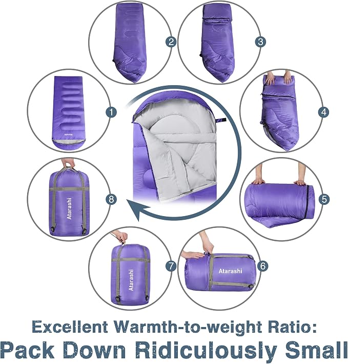 Atarashi Camping Sleeping Bag- 4 Seasons - Image 6