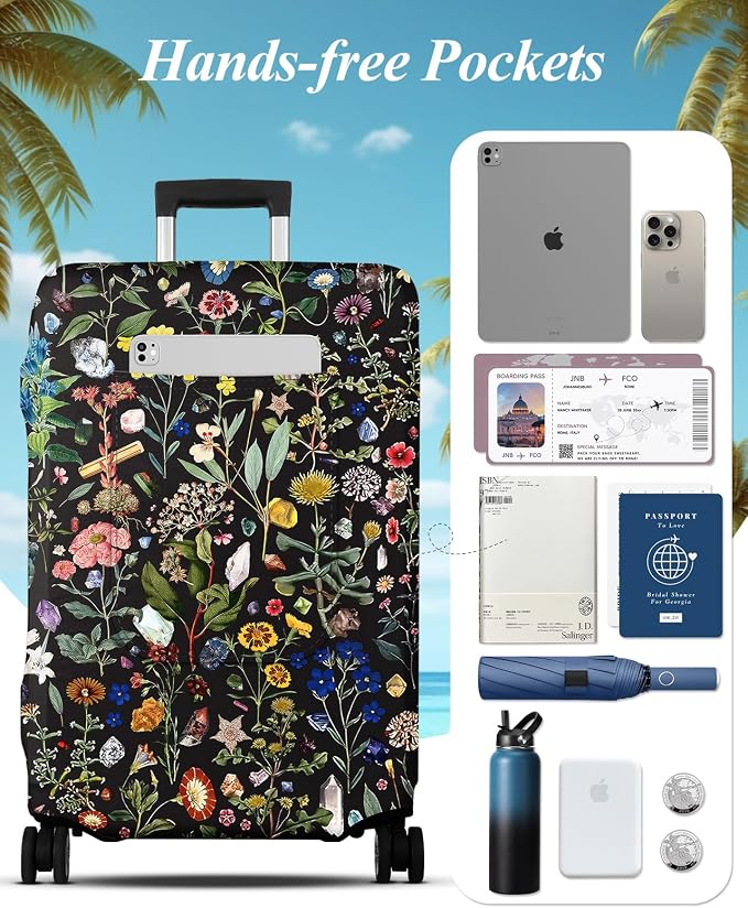 Slohif Luggage Cover for Suitcase Tsa Approved Protector - Image 3