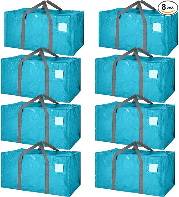 8 Pack Extra Large Moving Bags Heavy Duty Packing Bags by Unknown