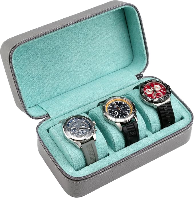 Watch Travel Case for Men | Leather Watch Case by KALETY