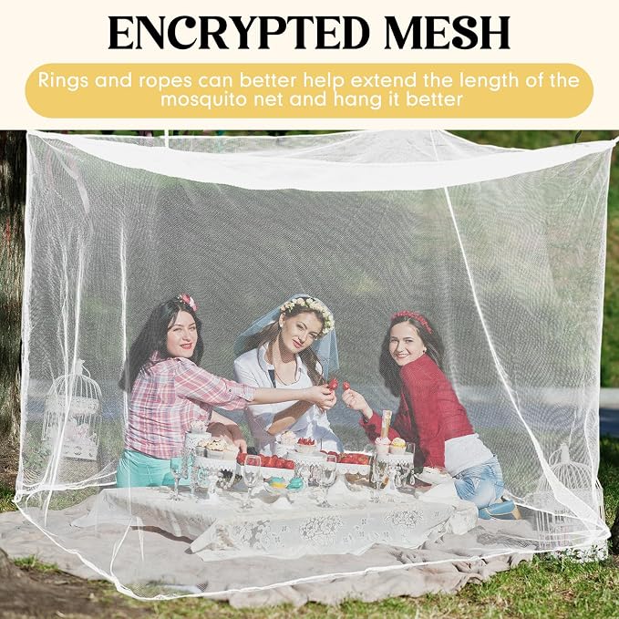 4 Corners Mosquito Net for Mosquiteros para Camas Bed Canopies Netting Bed - Image 5