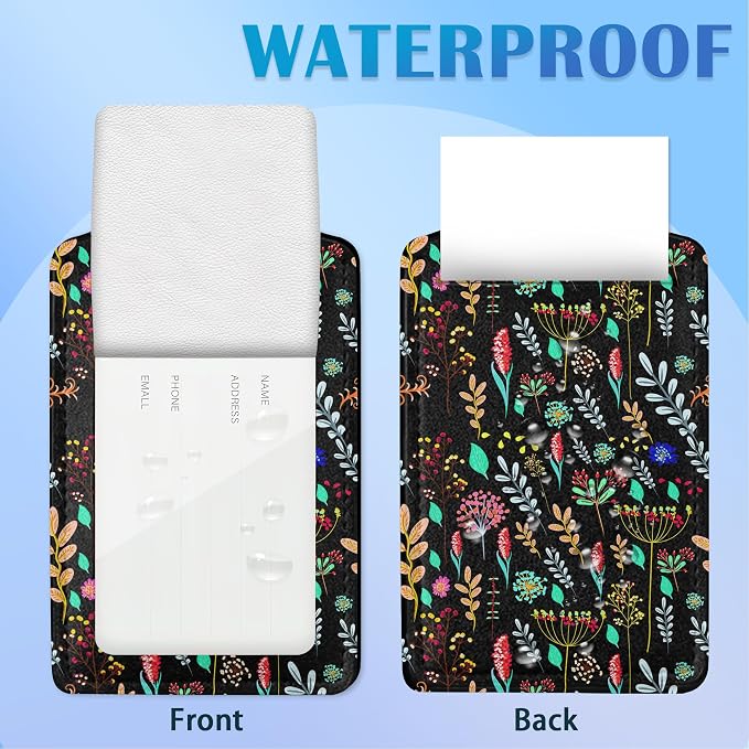 Abstract Small Flowers Luggage Tags - Image 4