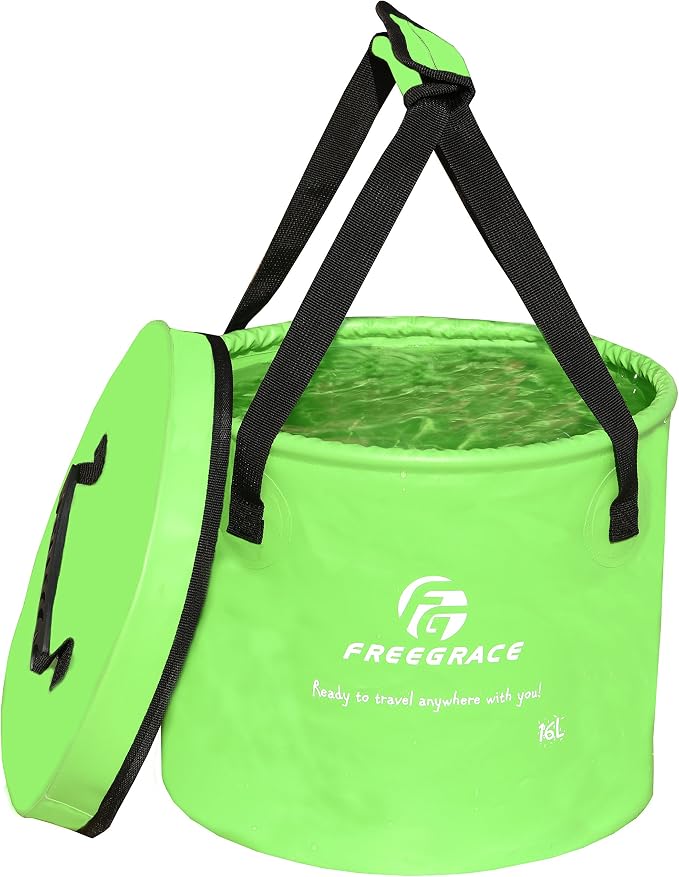 Premium Collapsible Bucket by Freegrace by Freegrace