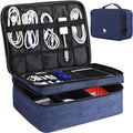 ORIENT FAMULAY Travel Electronics Organizer, Waterproof Cable Organizer Bag by ORIENTFAMULAY