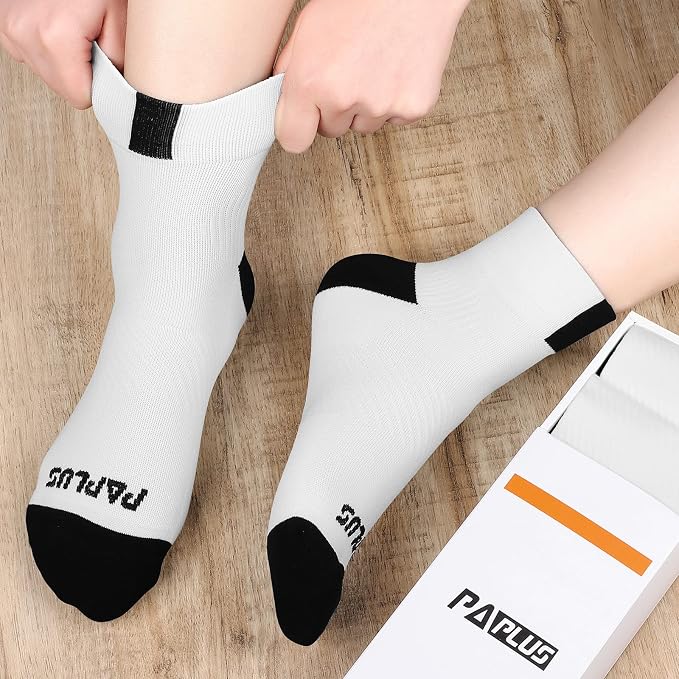 PAPLUS Ankle Compression Socks for Women 6 Pairs, Running Athletic Socks - Image 6