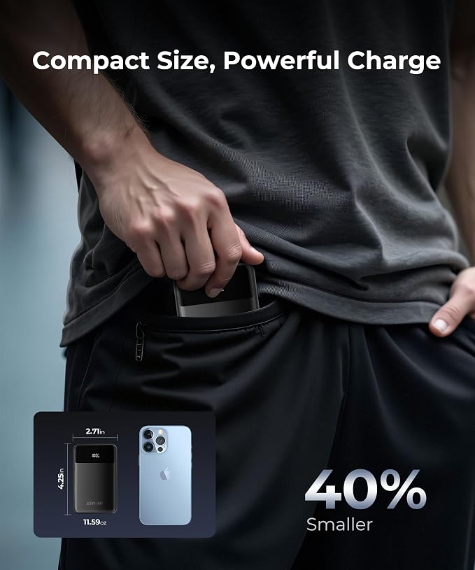Portable-Charger-Power-Bank Travel Essentials Battery Pack USB C 30000mAh Built - Image 4
