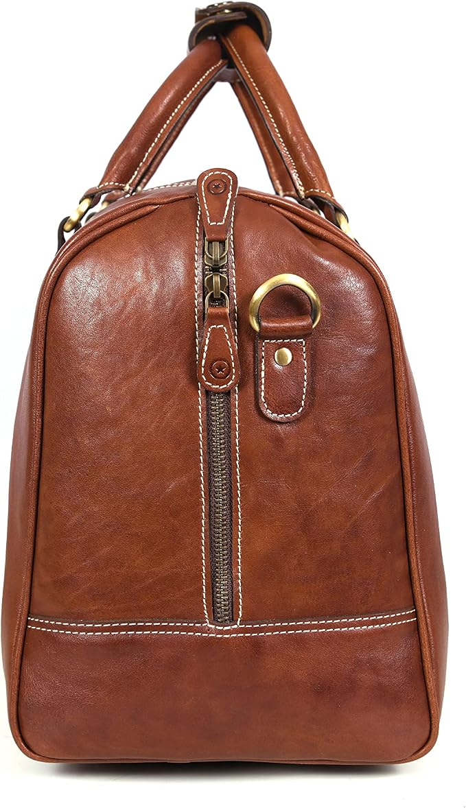 Leather Duffel Bag for Men & Women Travel, Gym Bag - Image 5