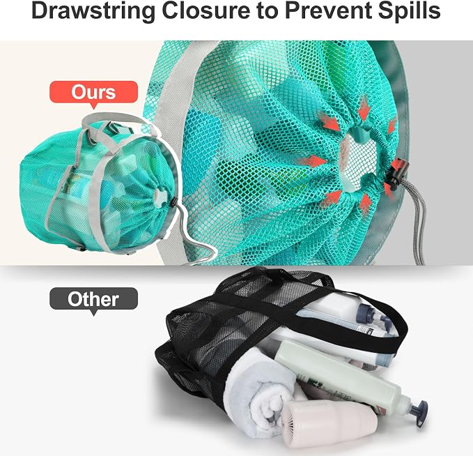 F-color Mesh Shower Caddy Portable - Image 3