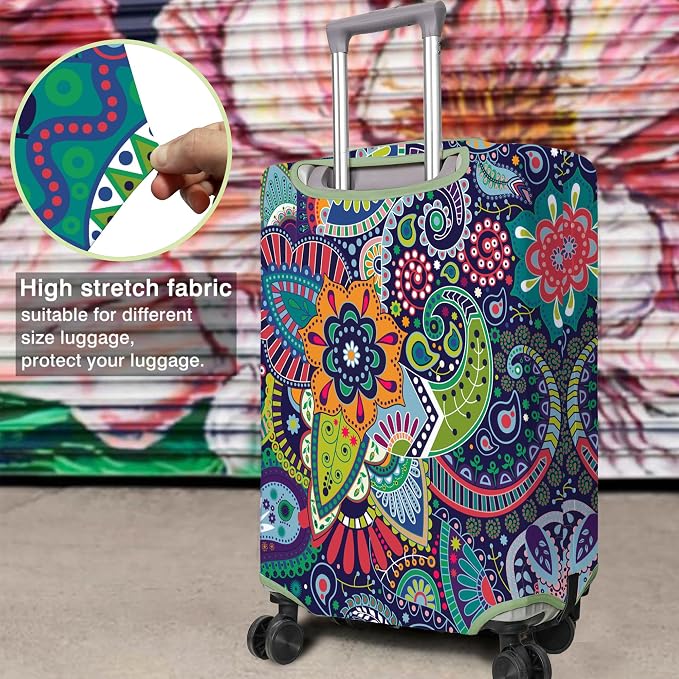Travel Luggage Cover Suitcase Protector Fits 18-32 Inch Wheel Covers - Image 4