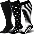 LEVSOX Wide Calf Compression Socks by Levsox