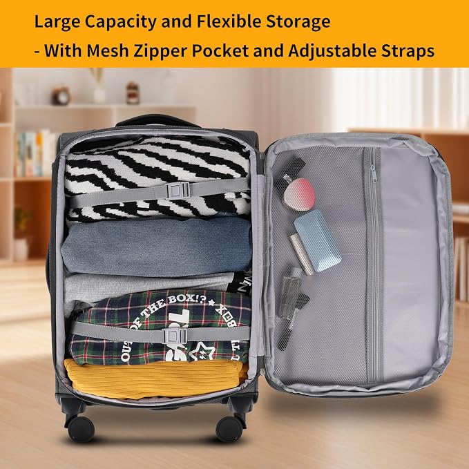 3-Piece Softside Expandable Luggage Set - Image 5