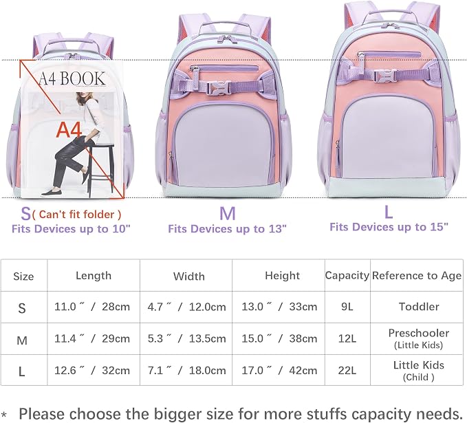 Cute Mini Toddler Backpacks for Girls 2-4 Little Kids Backpack preschool Bookbag - Image 4
